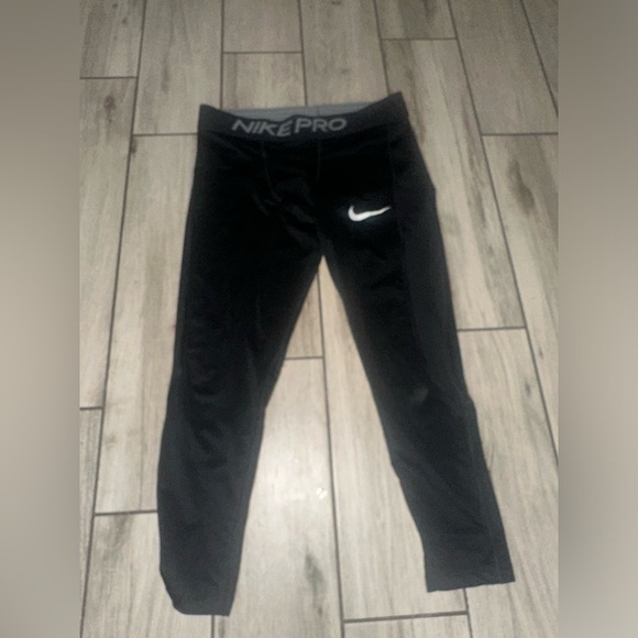 Nike Other - Men’s used Nike Pro size L large black 3/4 leggings Pre own items are as is